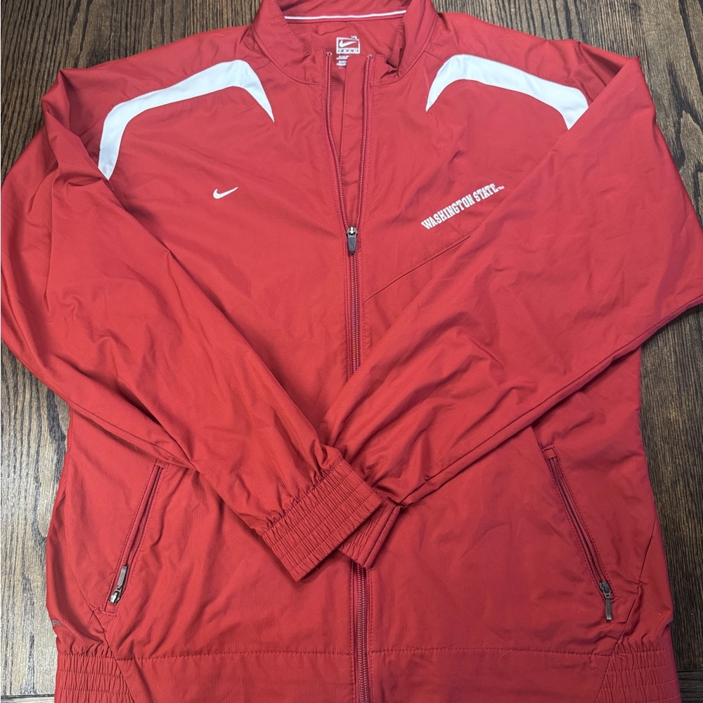 Nike Red Windbreaker with White Details